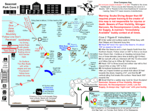 Map of Seacrest Cove 2 site ca. 2003